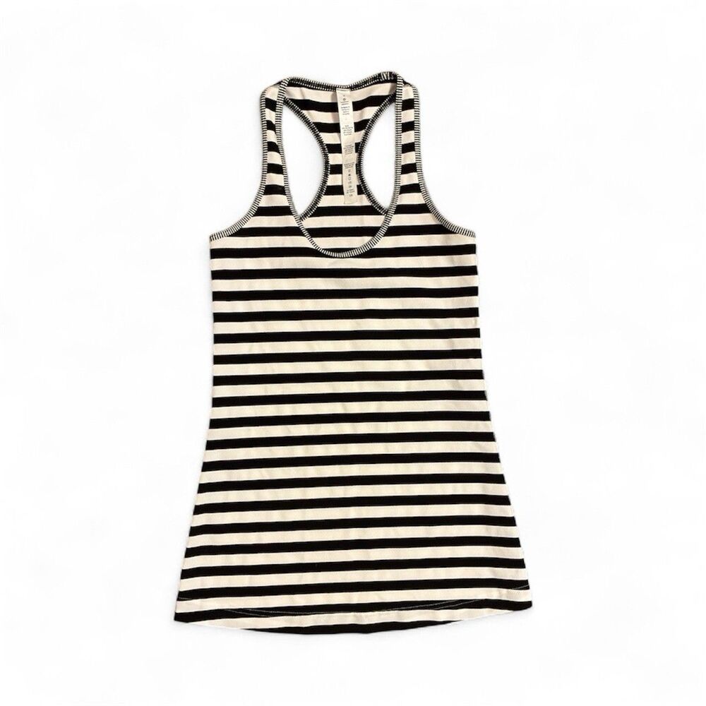 Lululemon Cool Racerback Striped Top | Size 4